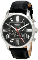 Ingersoll Unisex Automatic Watch With Black Dial Chronograph Display And Blac... Ingersoll Unisex Automatic Watch With Black Dial Chronograph Display And Blac...
