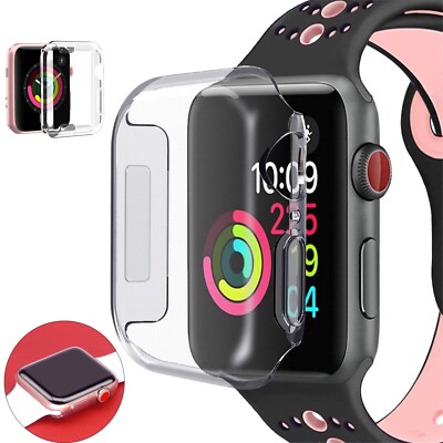 Apple iWatch Series 6 5 4 3 2 1 Schutz Cover Case Displayschutz 38 - 44mm