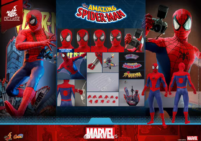In Stock New Hot Toys CMS015 MARVEL COMICS 1/6 SPIDER-MAN Action