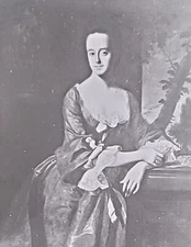Portrait of Mrs. John Murray, John Singleton Copley, Magic Lantern Glass Slide