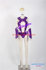 Purple coating spandex cosplay costume acgcosplay costume