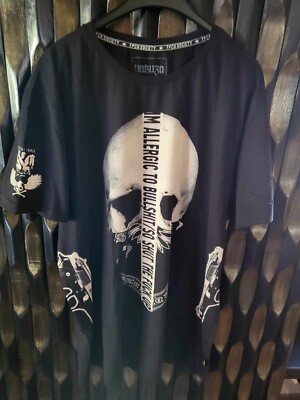 Neues Yakuza Gaucho T-Shirt TSB-18047 Schwarz  GR 5 xl