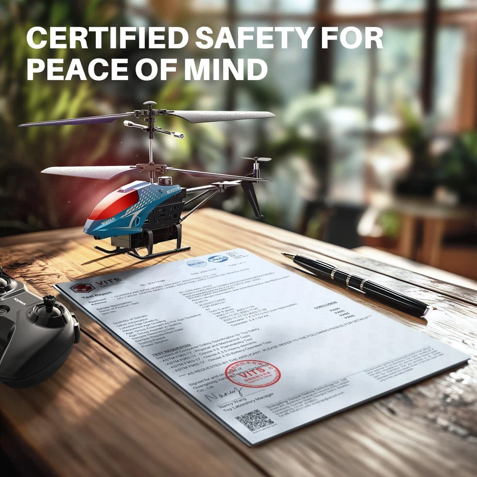 Remote Control Helicopter, RC Plane with 40 Mins Flight Time(2 Batteries), Auto - Image 3 of 4