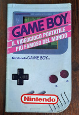 vintage rare game boy gig manual italy nintendo