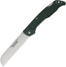 Ontario Knife Co 4310 Camp Plus Hobo's Picnic  Bread Lockback Dark Green Handles