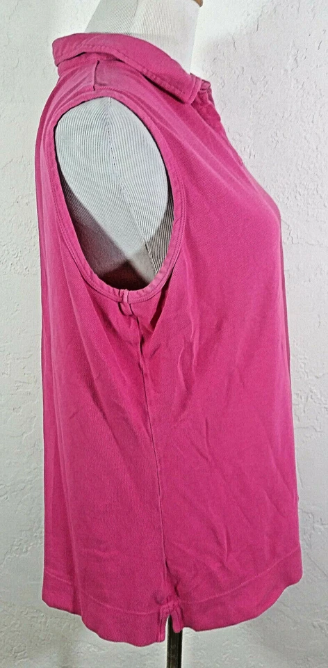 Camiseta sin mangas Mountain Lake Sport para mujer talla XL pequeña rosa cuello en V camisa Foto 4 de 4