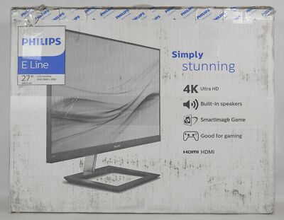 Philips 27'' E Line 278E1A 4k LCD Gaming Monitor EP