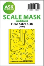 1/48 Artscale F-86F Sabre one-sided express fit mask for Airfix