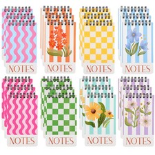 24 Pack Mini Spiral Notebooks, 3x5 Inch, Lined Pocket Size