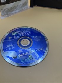 Shockwave Assault (Sega Saturn, 1994) CIB Complete w/Manual, Reg Card Tested