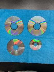 Lot of 4 Games - 3 Sega Saturn & 1 Nintendo GameCube - UNTESTED - Discs only