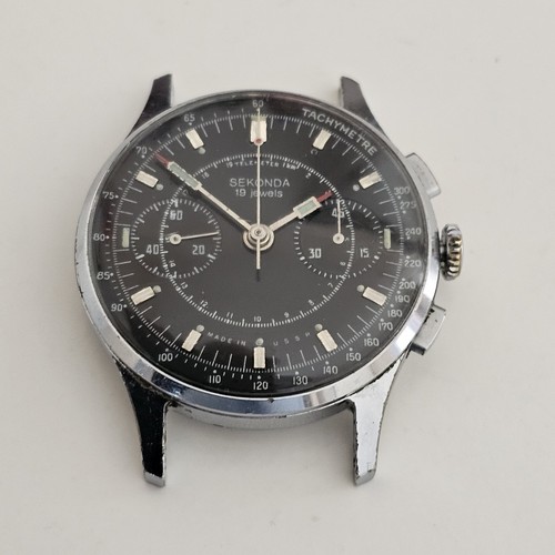 Vintage Sekonda Poljot 3017 (Strela) Chronograph USSR Men's Watch - Picture 5 of 9