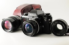 EXC 5 Nikon F3 Eye Level Ai-s 50mm f/1.8 Ai 28mm f/2.8 135mm f/3.5 Lens JAPAN