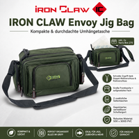 Iron Claw Envoy Jig Bag Spinnertasche UmhäNgetasche KöDertasche Inkl. 2 Boxen
