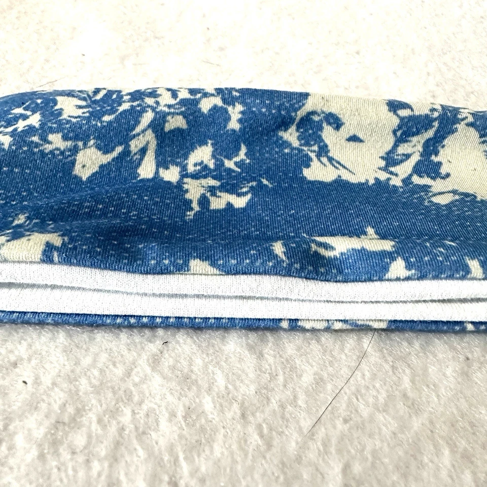 Prana 头带 花卉 OS 蓝色 白色 — 第 4/4 张图片