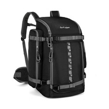 65L Ski Boot Bag,Large Duffle Travel Bag,1680D Nylon Waterproof Padded Ski Bo...