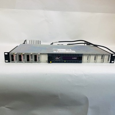 Grass Valley LUMO-BNC Rahmen 4x FIO-911 RX TX Module 4K Broadcast