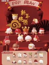 POP BEAN  BLIND BOX SET CUTE TOY GIFT MINI FIGURES SET  BIRTHDAY GIFT ART TOY