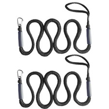 Bungee Dock Lines for Boats Single Hook Heavy-Duty Elastic Anchor Rope
