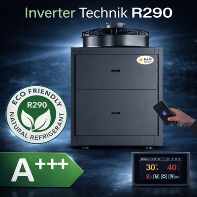 BULG Luft-/Wasser Mono Pro DC Inverter Wärmepumpe | 50 KW | R290 | Wifi | Bafa/K
