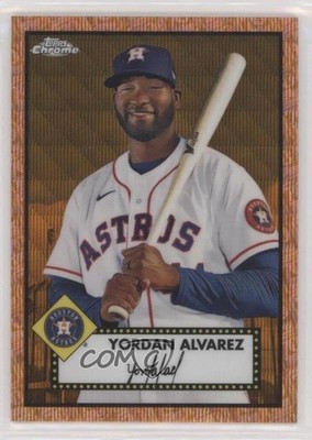 2021 Topps Chrome Platinum Anniversary 49/50 Yordan Alvarez #161 7i2