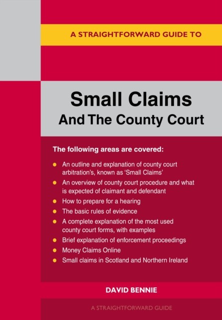 A Straightforward Guide to Small Claims and the County Court by David Bennie
