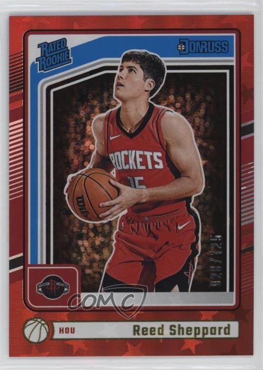 2024-25 Panini Donruss Rated Rookie International Reed Sheppard #202 11qd