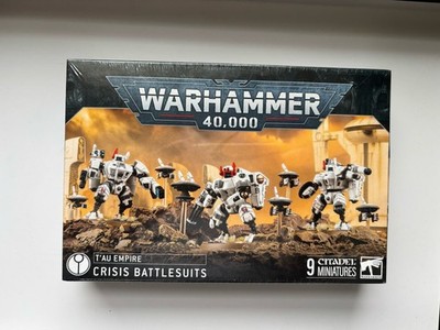 Games Workshop Warhammer 40K Tau Empire Crisis Battlesuits Miniature