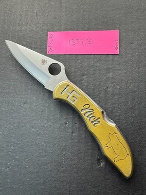 Spyderco Delica Stainless Steel Plain Edge Seki-City Japan | eBay