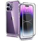 For iPhone 17e 16e 15 14 13 12 11 SE Shockproof Case and Screen Protector Cover