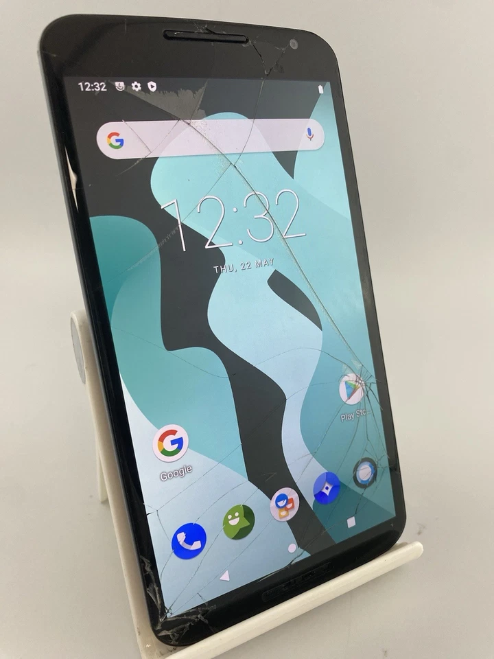 Motorola Nexus 6 Blue Unlocked 32GB 6.0" 13MP Android Smartphone Cracked - Image 3 of 4