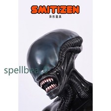 SMITIZEN Alien Xenomorph Latex Full Head Mask Horror Cosplay Costume Prop Helmet