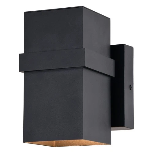 Vaxcel Lighting T0660 Lavage 7" Tall Wall Sconce - Black - Picture 1 of 12