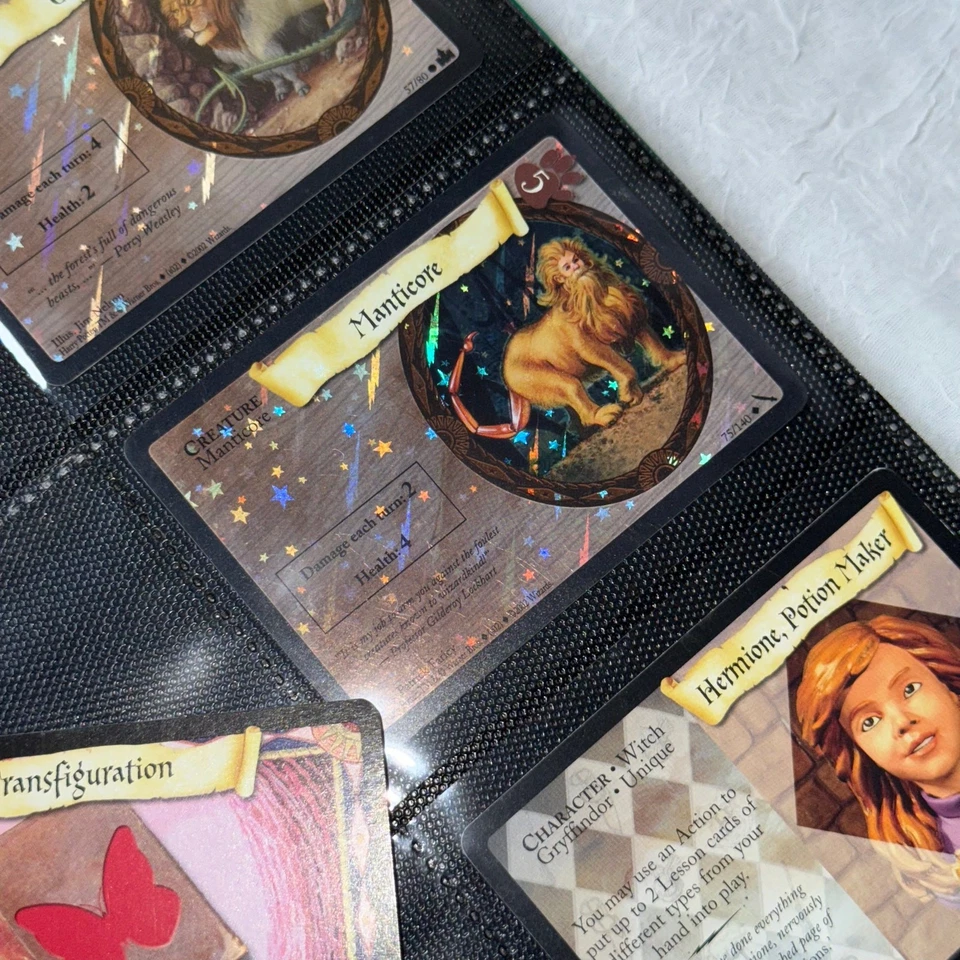 Vtg Y2K Harry Potter TCG WotC Lot 100–125 Cards w/ Foils Characters Lessons NM/M - Image 4 of 4