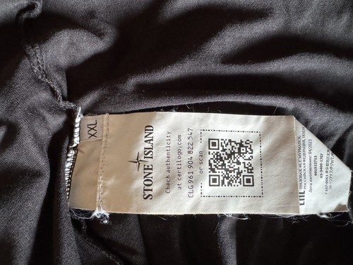 Stone Island Black Long Sleeve T-Shirt Size XXL - Picture 5 of 5