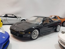 1990-01 Acura NSX NA1 Black/Tan Custom Mesh Wheels 1:18 Diecast Model Car Rare