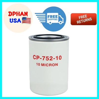 Universal 10 Micron Hydraulic Filter - Compatible with Bobcat, John Deere & More