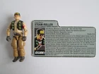 G.I. Joe Steam-Roller 1987 3.75 Figure File Card - No Cracks