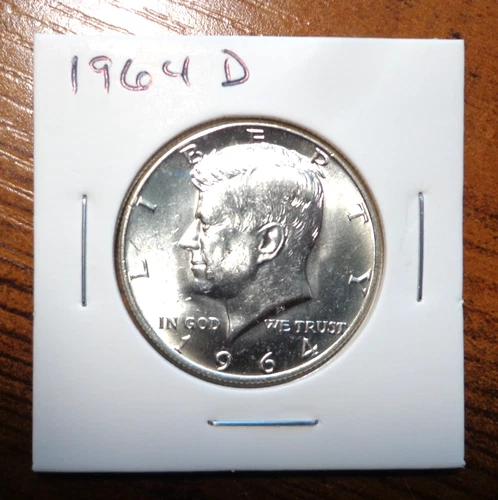 1964 D 90% Silver Kennedy Half Dollar UNC. Mint Set #C