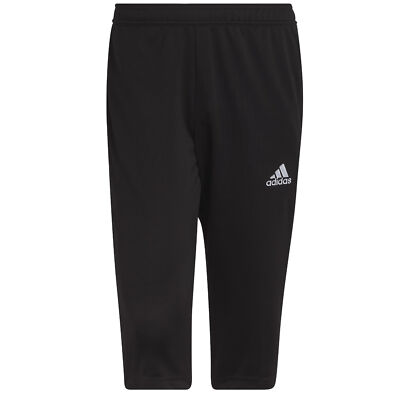 adidas 3/4 dreiviertel Hose Trainingshose Sporthose Herren Männer schwarz 