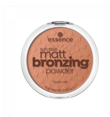 Essence Sun Club Matt Bronzing Powder Darker Skin 0.52 oz  (Set of 2)