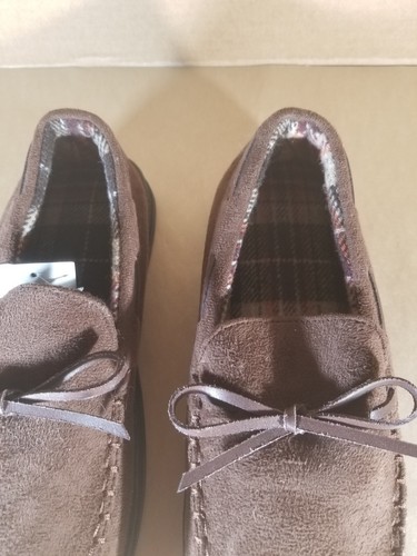 Gold Toe Premier Men's Memory Foam Slippers Size Medium (8-9) New in Box $38 - Picture 4 of 19