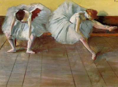 Edgar Degas Two Ballet Dancers 8x10 Giclee Canvas Print Wall Decor Artwork