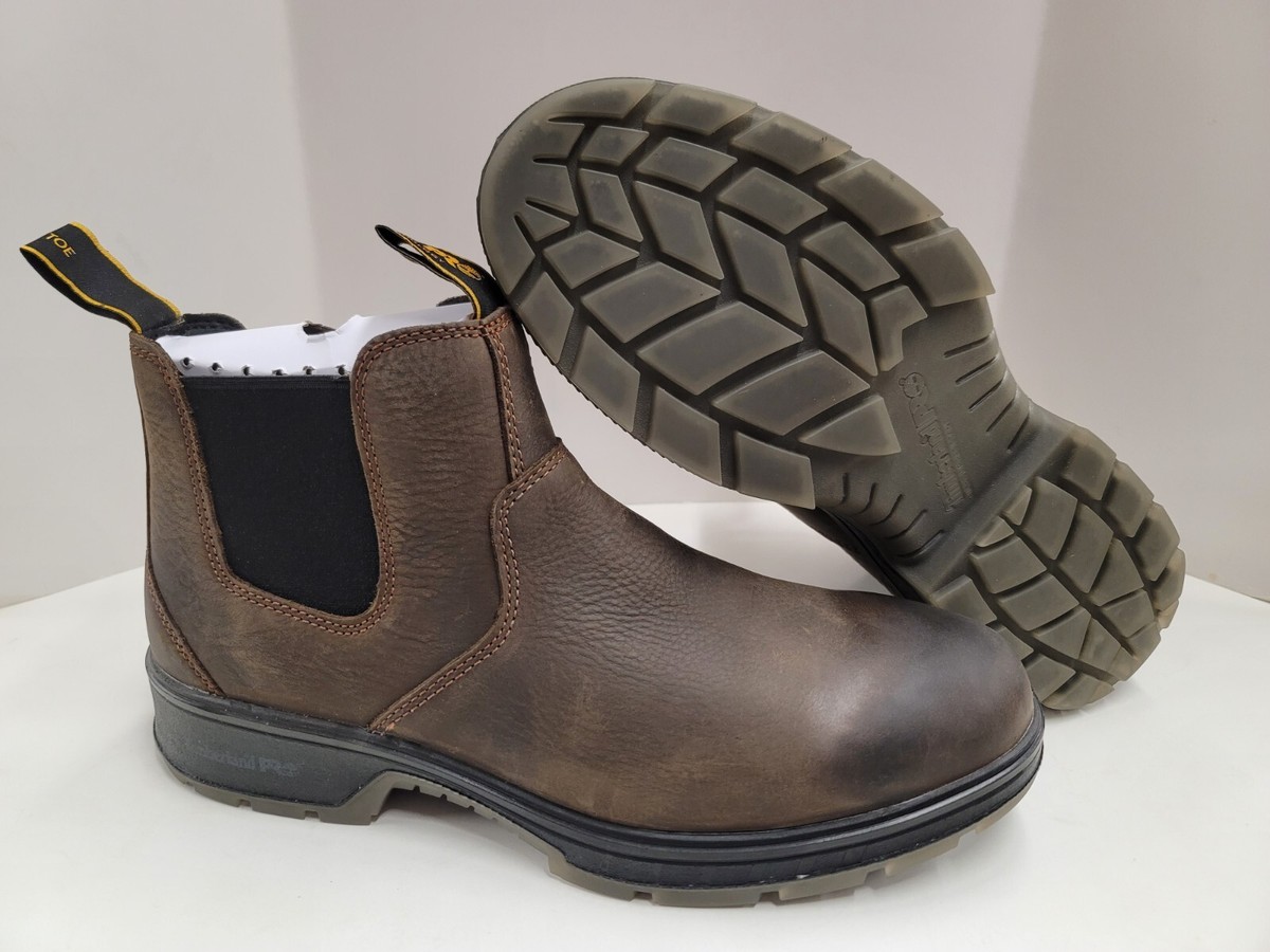Timberland Pro Nashoba Men Soft Toe Pull On Work Boot Size 9 Brown Men main image 2