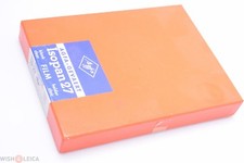   AGFA GEVAERT ISOPAN 27 400 ASA UNUSED SEALED CUT FILM 12X16.5CM FEB. 1070 