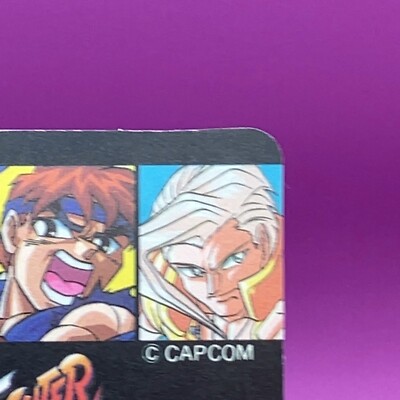 Rose TCG Carddass Street Fighter 2 Zero Super Famicom Video Game