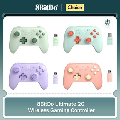 8BitDo New Ultimate 2C Wireless Gaming Controller for PC, Windows 10, 11, Steam