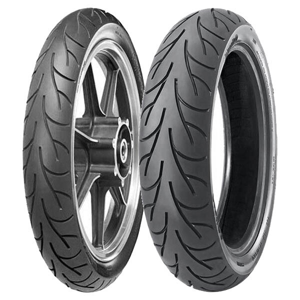 TYRE PAIR CONTINENTAL 90/90-18 51H + 130/90-16 67H GO!