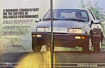 1985 Magazine Advertisement Mercury Merkur XR4Ti