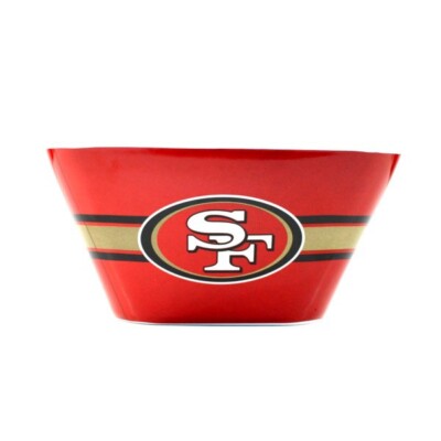 San Francisco 49ers 4.5 Quart Melamine Serving Bowl